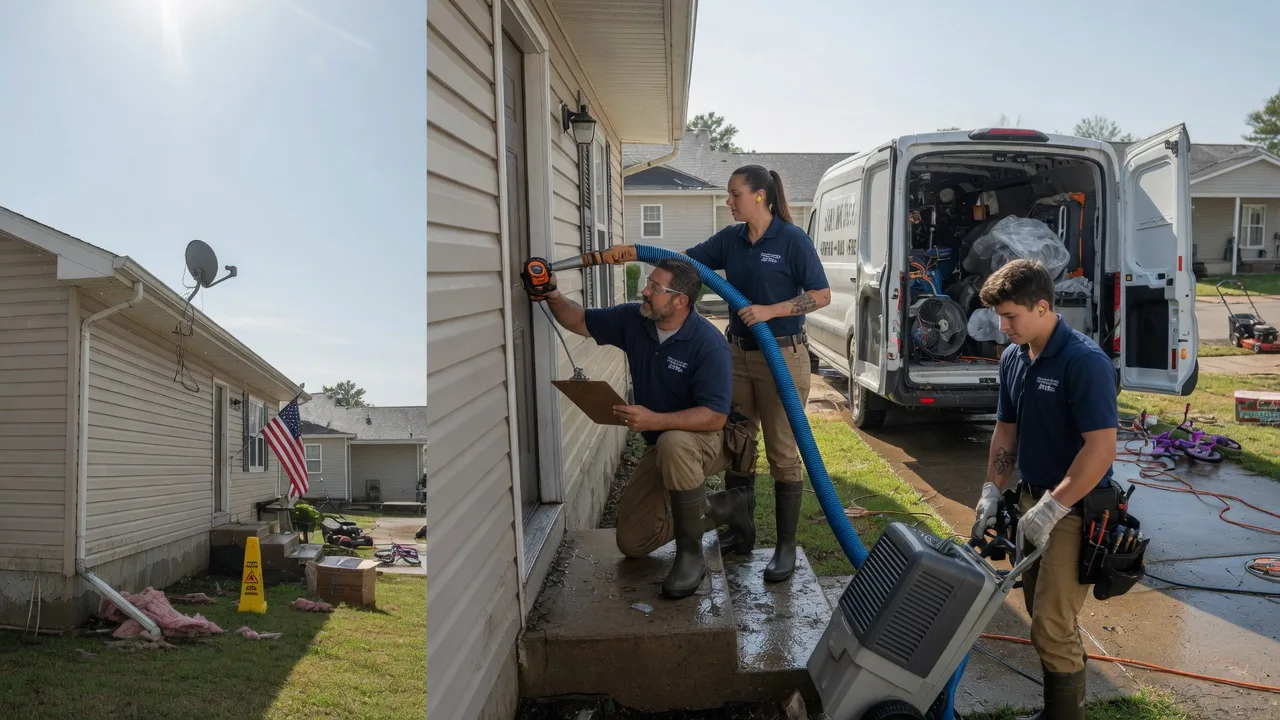 Ceiling Water Damage Restoration in Jenks, OK near me